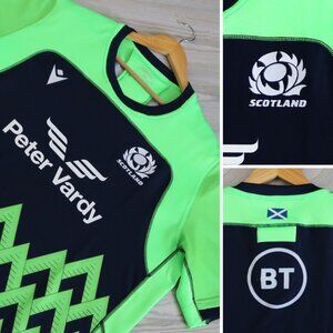 Scotland Rugby Jersey Macron Season 2021/22 Men's 4XL Green 'Mountains' Training